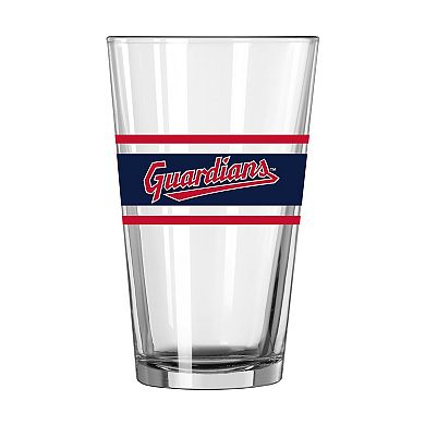 Cleveland Guardians 16oz. Team Wordmark Game Day Pint Glass