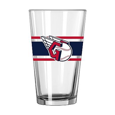 Cleveland Guardians 16oz. Team Wordmark Game Day Pint Glass