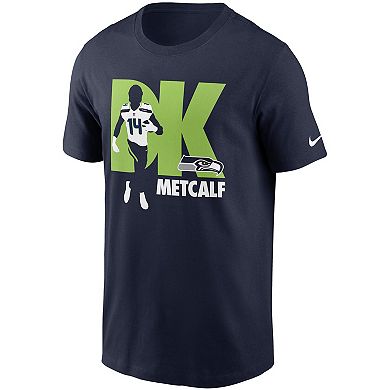 Men's Nike DK Metcalf College Navy Seattle Seahawks Player Graphic T-Shirt