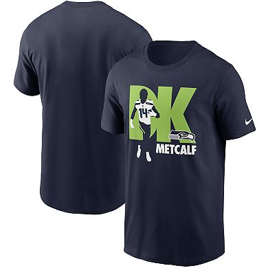 Men's Nike DK Metcalf College Navy Seattle Seahawks Player Graphic T-Shirt