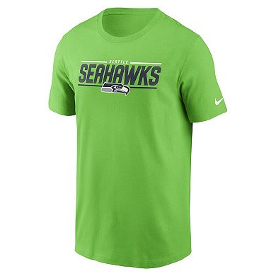 Men's Nike Neon Green Seattle Seahawks Muscle T-Shirt