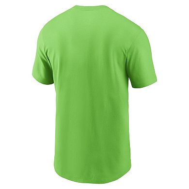 Men's Nike Neon Green Seattle Seahawks Muscle T-Shirt