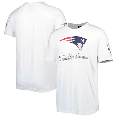 Men's New Era White New England Patriots Historic Champs T-Shirt