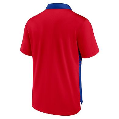 Men's Nike Red/Royal Buffalo Bills Fashion Performance Polo