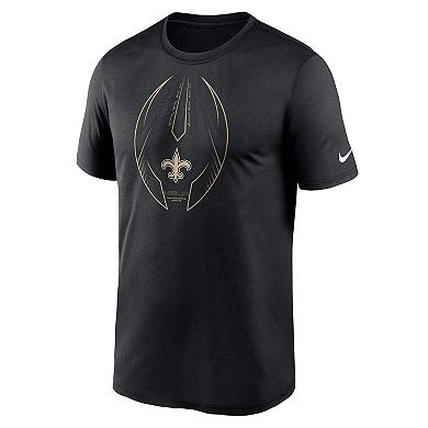 Men's Nike Black New Orleans Saints Legend Icon Logo Performance T-Shirt