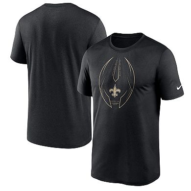 Men's Nike Black New Orleans Saints Legend Icon Logo Performance T-Shirt