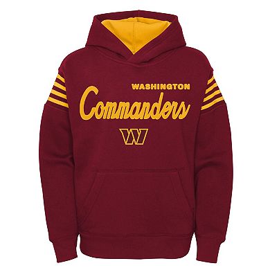 Youth Burgundy Washington Commanders The Champ Is Here Pullover Hoodie