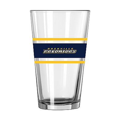 Nashville Predators 16oz. Team Wordmark Game Day Pint Glass