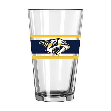 Nashville Predators 16oz. Team Wordmark Game Day Pint Glass