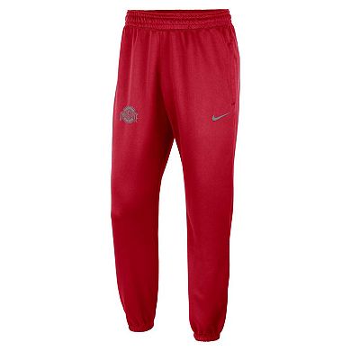 Men's Nike Scarlet Ohio State Buckeyes Team Logo Spotlight Performance Pants