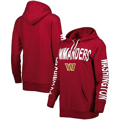 Women's G-III 4Her by Carl Banks Burgundy Washington Commanders Extra Point Pullover Hoodie
