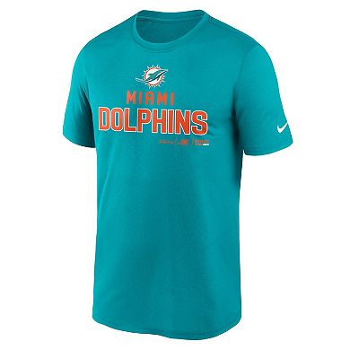 Men's Nike Aqua Miami Dolphins Legend Community Performance T-Shirt