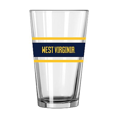 West Virginia Mountaineers 16oz. Team Wordmark Game Day Pint Glass