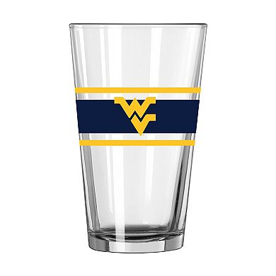 West Virginia Mountaineers 16oz. Team Wordmark Game Day Pint Glass
