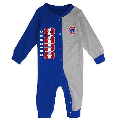 Infant Royal/Gray Chicago Cubs Halftime Sleeper