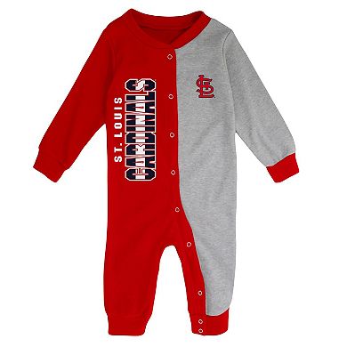 Infant Red/Gray St. Louis Cardinals Halftime Sleeper