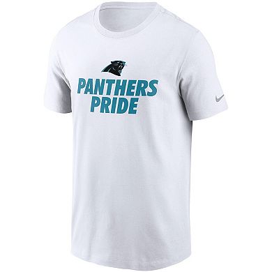 Men's Nike White Carolina Panthers Hometown Collection Pride T-Shirt