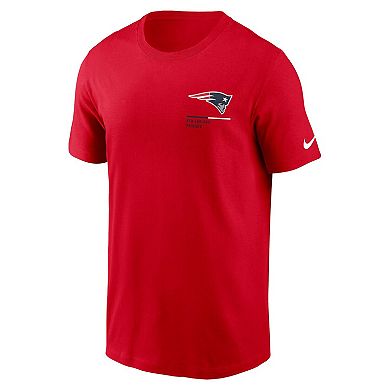 Men's Nike Red New England Patriots Team Incline T-Shirt