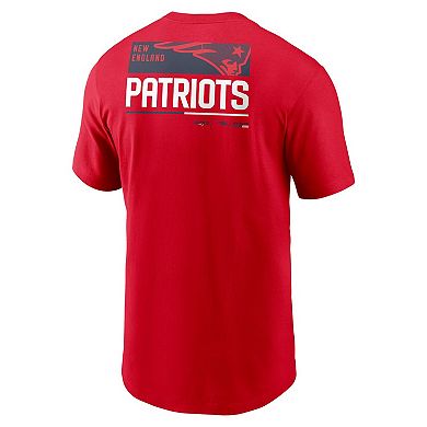 Men's Nike Red New England Patriots Team Incline T-Shirt