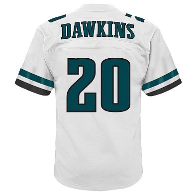 Youth Mitchell & Ness Brian Dawkins White Philadelphia Eagles 2004 Retired Player Legacy Jersey