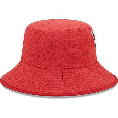 Men's New Era Heather Cardinal Arizona Cardinals Bucket Hat