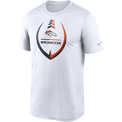 Men's Nike White Denver Broncos Icon Legend Performance T-Shirt