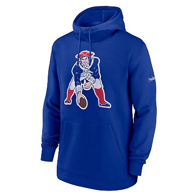 Men's Nike Royal New England Patriots Classic Pullover Hoodie