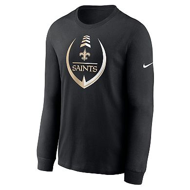 Men's Nike Black New Orleans Saints Icon Legend Long Sleeve T-Shirt