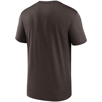 Men's Nike Brown Cleveland Browns Legend Microtype Performance T-Shirt