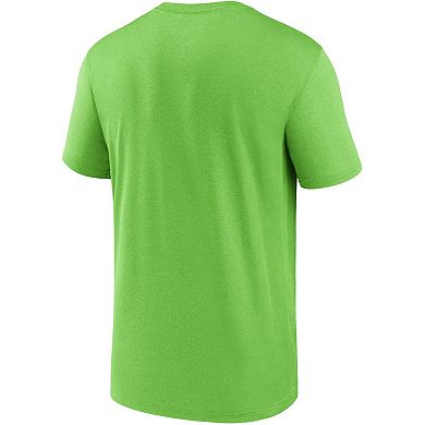 Men's Nike Neon Green Seattle Seahawks Legend Community Performance T-Shirt