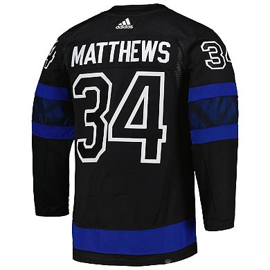 Men's adidas Auston Matthews Black Toronto Maple Leafs Alternate Primegreen Authentic Pro Player Jersey