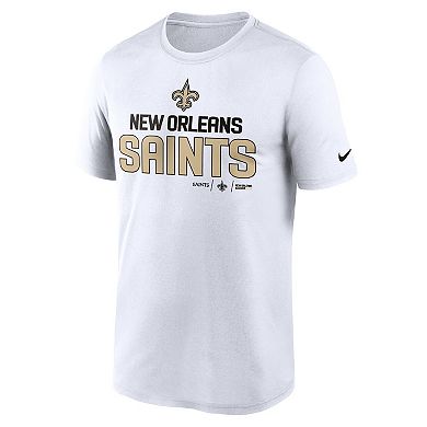 Men's Nike White New Orleans Saints Legend Community Performance T-Shirt