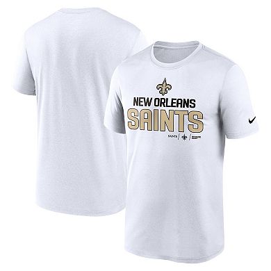 Men's Nike White New Orleans Saints Legend Community Performance T-Shirt