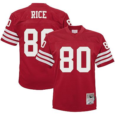 Toddler Mitchell & Ness Jerry Rice Scarlet San Francisco 49ers 1990 Retired Legacy Jersey