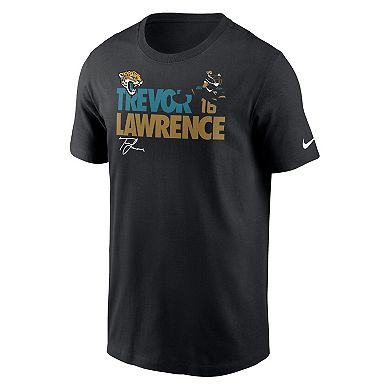 Men's Nike Trevor Lawrence Black Jacksonville Jaguars Player Graphic T-Shirt
