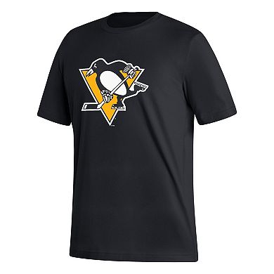 Men's adidas Jake Guentzel Black Pittsburgh Penguins Fresh Name & Number T-Shirt