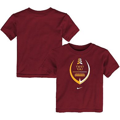 Toddler Nike Burgundy Washington Commanders Football Wordmark T-Shirt
