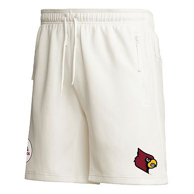 Men's adidas Cream Louisville Cardinals Zero Dye AEROREADY Shorts
