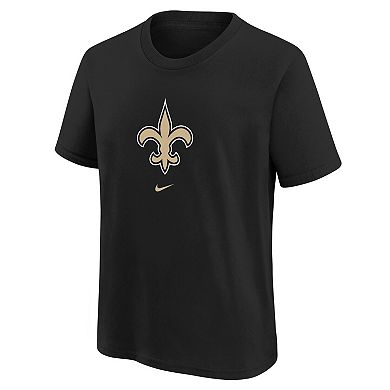 Youth Nike Black New Orleans Saints Logo T-Shirt