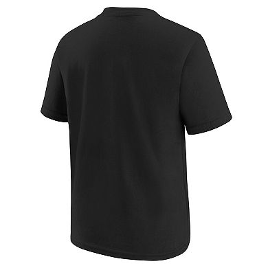 Youth Nike Black New Orleans Saints Logo T-Shirt