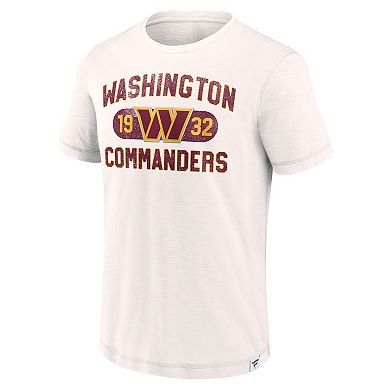 Men's Fanatics Branded White Washington Commanders Act Fast T-Shirt