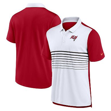 Men's Nike Red/White Tampa Bay Buccaneers Fashion Performance Polo