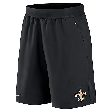 Men's Nike Black New Orleans Saints Stretch Woven Shorts