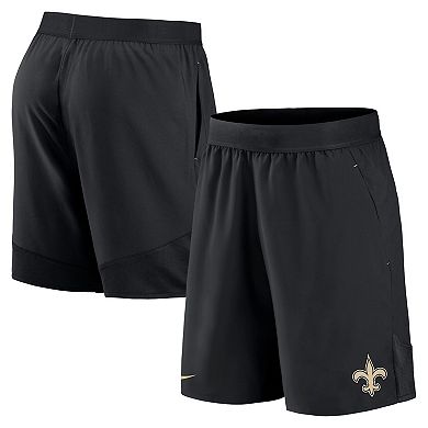 Men's Nike Black New Orleans Saints Stretch Woven Shorts