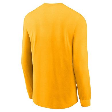 Men's Nike Gold Los Angeles Rams Fashion Long Sleeve T-Shirt