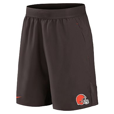 Men's Nike Brown Cleveland Browns Stretch Woven Shorts
