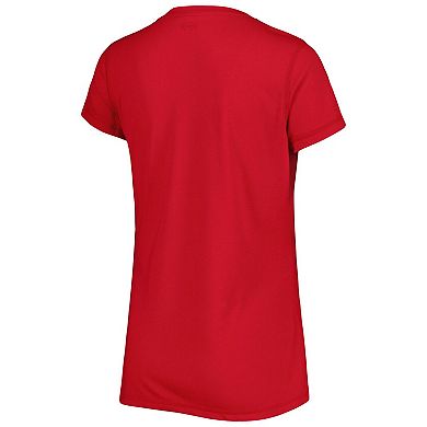 Women's Concepts Sport Red/Black Atlanta Hawks Badge T-Shirt & Pajama Pants Sleep Set