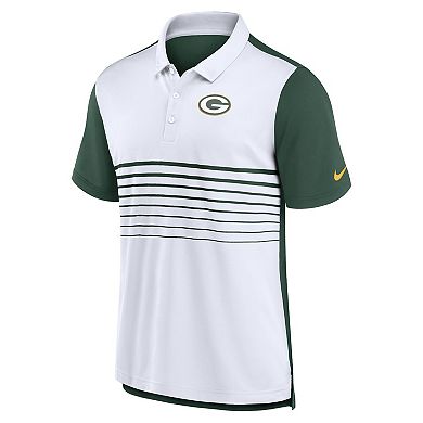 Men's Nike Green/White Green Bay Packers Fashion Performance Polo
