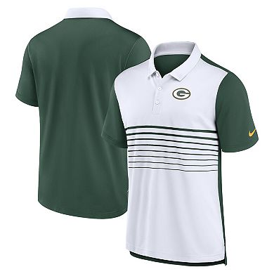 Men's Nike Green/White Green Bay Packers Fashion Performance Polo