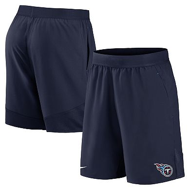 Men's Nike Navy Tennessee Titans Stretch Woven Shorts